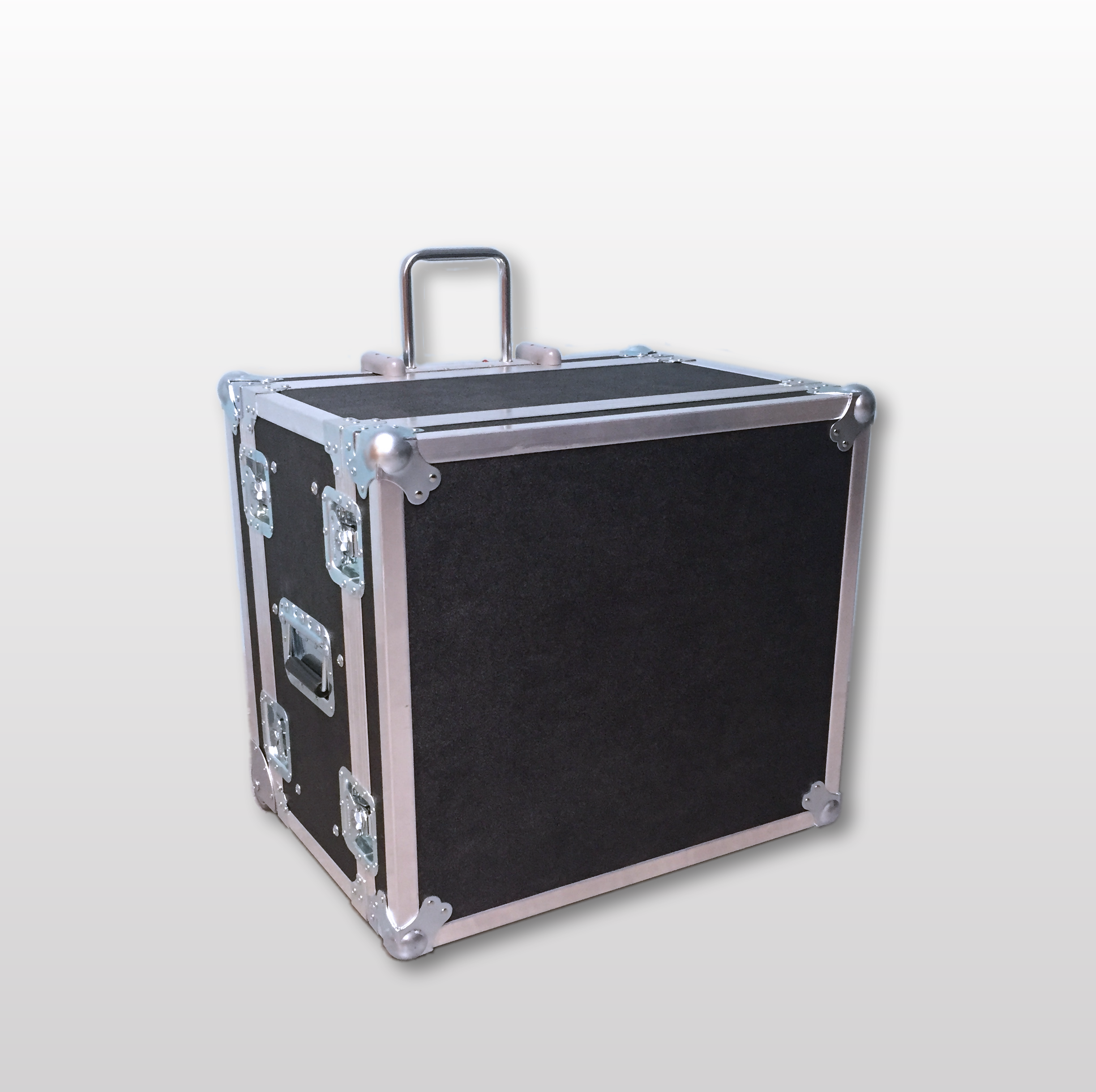 Shockmount Rack Cases with Tilt Wheels and handle – Example B Shockmount Rack Cases with Tilt Wheels and handle - Example B
