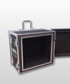 Shockmount Rack Cases with Tilt Wheels and handle – Example B