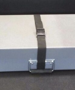Buckles and straps banner stand case