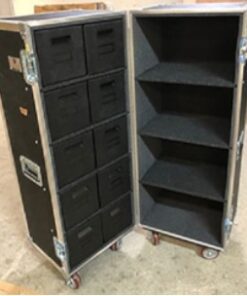 Sliding draw shipping case