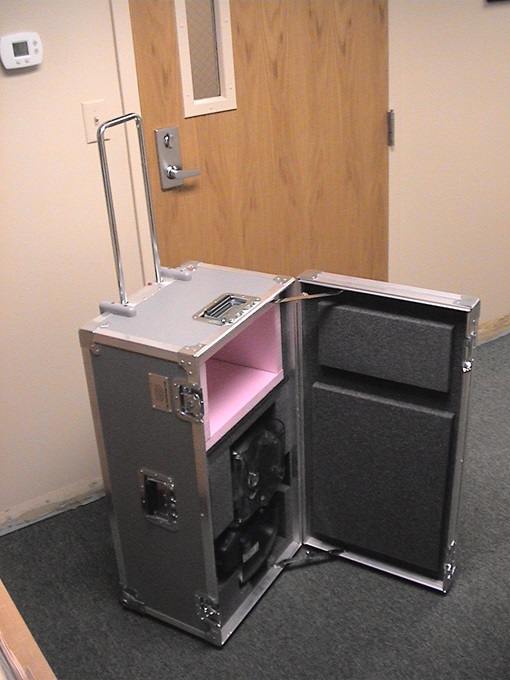 Custom Medical Shipping Cases – Example D Custom Medical case with tilt wheels